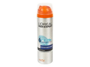 Гель для гоління LOreal Men Expert "Гідро-гліцерин" проти подразнення 200мл