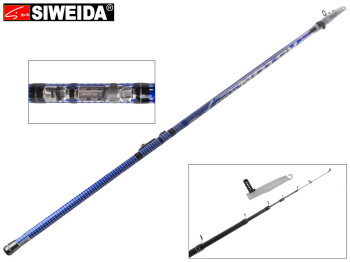Удочка Siweida "Aston" карбон IM7, 7 колец, 5-секционная 5м, 5-25г