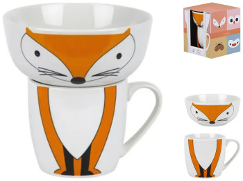 Набір посуду дитячого Limited Edition Happy fox (ціна за упаковку 2 предмети) 45586