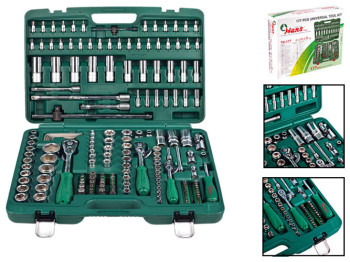 Набір інструментів HANS 177 предметів 1/4", 3/8", 1/2" ТК-177V/ТК-177