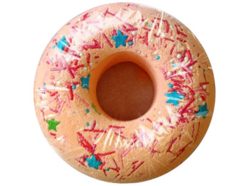 Бомба для ванны AquaShine Donat Cherry Amaretto, аромат вишня, амаретто, 145г