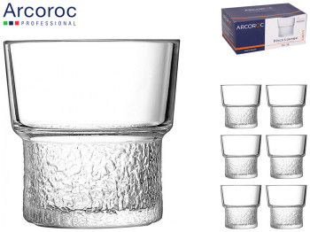 Набір склянок низьких Arcoroc Disco Lounge 210мл (ціна за набір 6шт) 18290