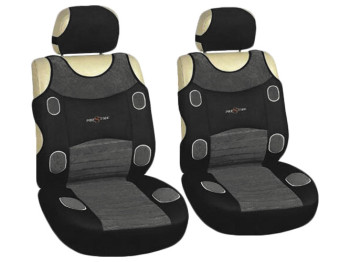 Майки MILEX "Prestige AG-7252" передний комплект (2 передних, 2 подголовника) серые