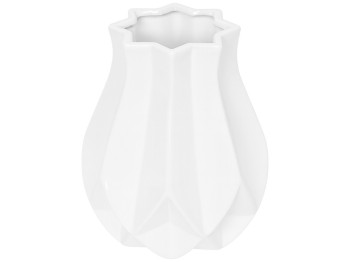 Ваза керамическая Tulip, 11,5×14см, цвет белый