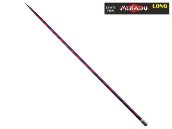 Удочка Sam's Fish Mikado, безколечная, 6 м, 4 к, цвет чёрный, длина в сложенном виде 1.2 м.