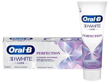 Зубная паста Oral-B 3D White Luxe Perfection, отбеливание, 75 мл