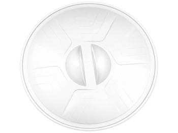 Кришка для відра прозорого R plastic на 15л, біла, 41501