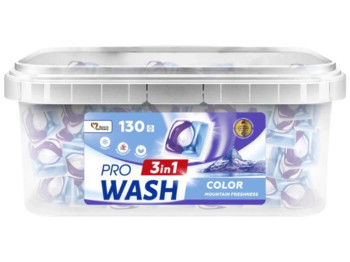 Капсули для прання ProWash Color Гірська свіжість, для кольорових тканин, 130шт