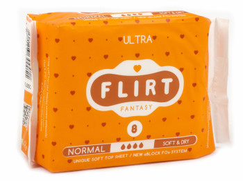 Прокладки для крит. днів Fantasy Flirt ultra-soft&dry 4краплі (ціна за уп. 8шт) WKL05C