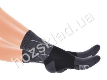 Шкарпетки жіночі зимові 369, р.23-25 (38-40р.) (колір чорний 0385) Дюна
