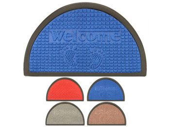 Килимок придверний півколо "Welcome" 60х0,5х40см