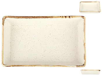 Салатниця прямокутна Porland Beige, 13см