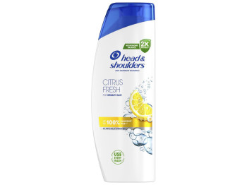 Шампунь Head & Shoulders Цитрусовая свежесть, против перхоти, с цитрусовым маслом, 400мл