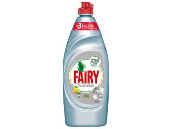 Средство для мытья посуды FAIRY Platinum Лимон и лайм 650мл