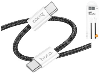 Кабель USB Hoco X104 Source 60W Type-C to Type-C 2м Колір Чорний