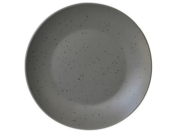 Тарілка обідня Limited Edition Sandy Grey, керамічна, кругла, сіра, 26,5 см