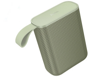 Колонка Hoco HC34, 5Вт, Bluetooth 5.4, 1200mAh, Type-C, пластик, 83×110×39мм, цвет зеленый