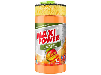 Средство для мытья посуды Maxi Power Манго, 1л
