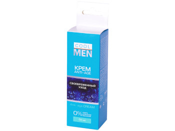 Крем чоловічий омолоджуючий Cool men "Anti-age" 50мл