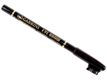 Карандаш деревянный GABRINI EYE MAX № 103 black с щеткой