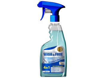 Засіб для миття скла та дзеркал Wash&Free 500мл 01225