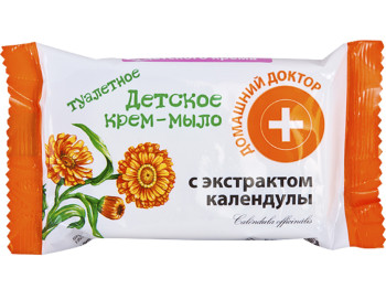 Дитяче крем-мило "Домашній доктор" з екстрактом календули 70г