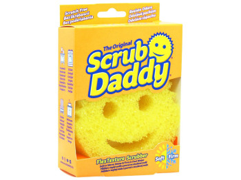 Губка кухонна Scrub Daddy, FlexTexture, 16×11×4см, колір жовтий