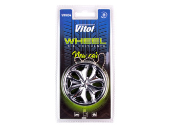 Освіжувач повітря Vitol Wheel New Car, ароматизовані гранули