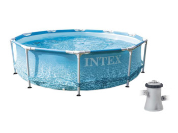 Басейн круглий каркасний Metal Frame. Intex 28208