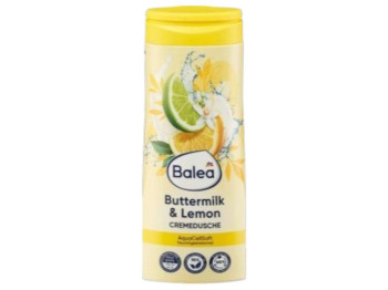 Крем-гель для душа Balea buttermilk & lemon, лимон и пахта, для всех типов кожи, 300 мл