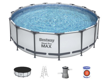 Бассейн каркасный круглый Steel Pro Max. Bestway 56438