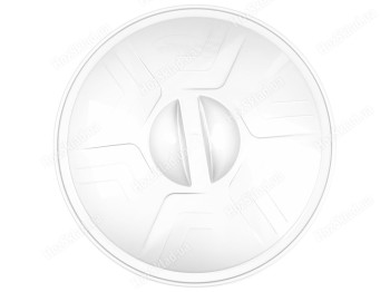 Кришка для відра прозорого R plastic на 10л, біла, 41001