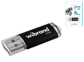 USB флеш-накопичувач Wibrand 16gb Cougar Колір Чорний