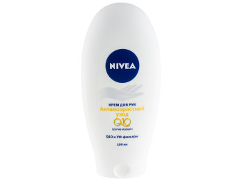 Крем для рук Nivea "Антивіковий догляд Q10" проти зморшок 100мл