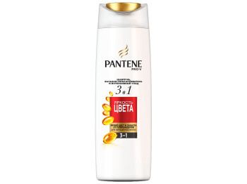 Шампунь и бальзам-ополаскиватель Pantene Pro-V 3в1 Яркость цвета 360мл