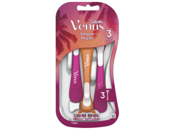 Набір одноразових бритв Gillette Venus Miami Vibes, 3шт, 3 леза