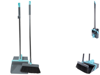 Совок з щіткою Idea Home Blue, 90см, 6900070387336