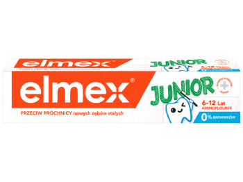 Зубная паста Elmex Junior, с аминофторидом, для детей 6–12 лет, 75 мл