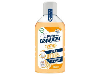 Ополіскувач для ротової порожнини Pasta del Capitano ZenZero, з фтором, смак імбирний, 400мл