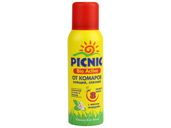 Аэрозоль от комаров и клещей Picnic Bio Active, 125мл