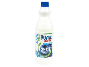 Отбеливатель жидкий хлорный Purox Ultra "Regular" для белых тканей 1л