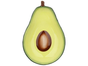 Тарелка керамическая Avocado, 18х12х2,8см