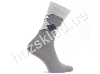 Шкарпетки чоловічі демісезонні 204, р.27-29 (43-44р.) (колір сірий 0030) Дюна