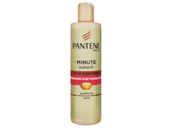 Шампунь Pantene Minute Miracle Регенерация осветленных волос 270мл