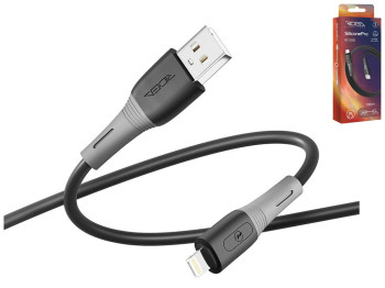Кабель USB Ridea RC-SI35 SiliconePro 12W Lightning Цвет Черный