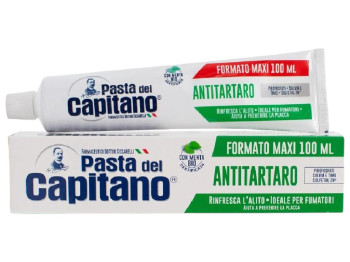 Зубна паста Pasta Del Capitano Antitartar проти зубного каменю, з фтором, м'ята, 100мл