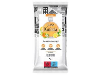 Серветки вологі для прибирання кухні Luba Comfort, парфумовані, аромат цитрус, 32шт