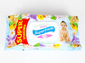 Влажные салфетки детские Superfresh "Ромашка" 120шт