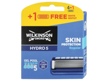 Картриджі змінні для гоління Wilkinson Sword Hydro 5 Skin Protection, з гелем, 5шт