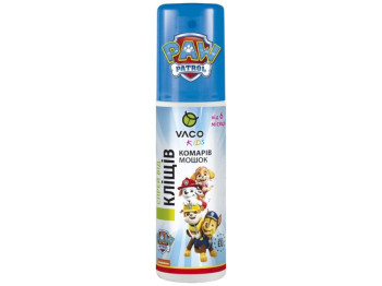 Спрей Vaco Kids Paw Patrol Sensitive від комарів, кліщів та мошок, для дітей від 6 місяців, 80мл